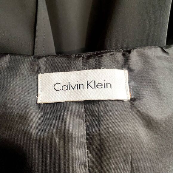 Calvin Klein Black Pleated Fit and Flare Dress Sleeveless Mini Size XS - Picture 7 of 10